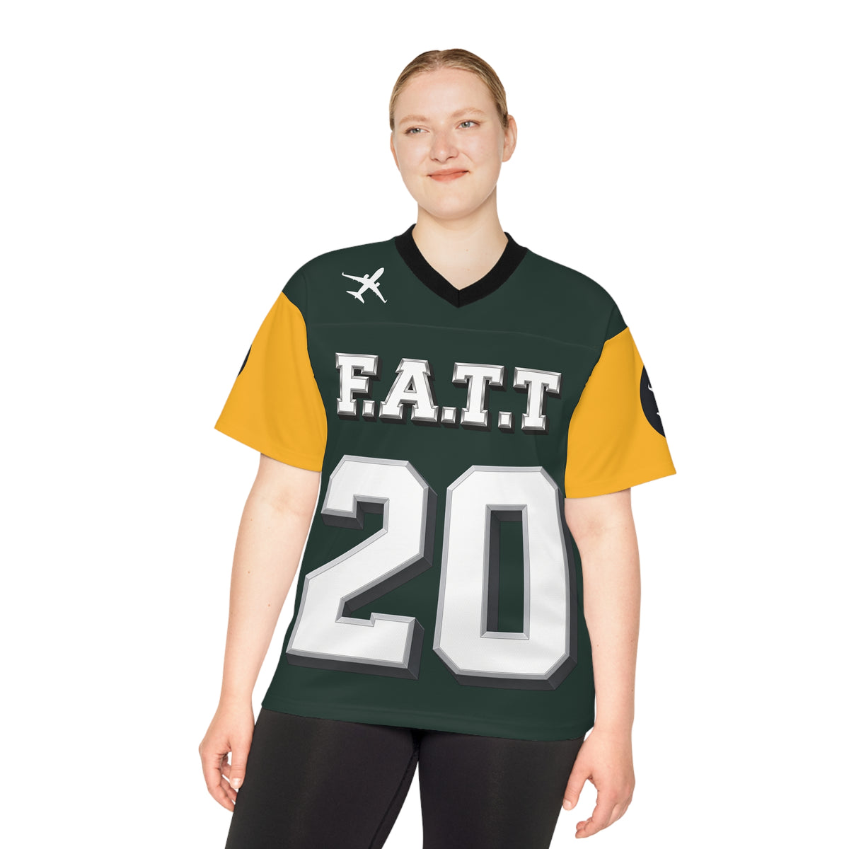 F.A.T.T #20 Football Jersey — Green Bay | Green / Gold