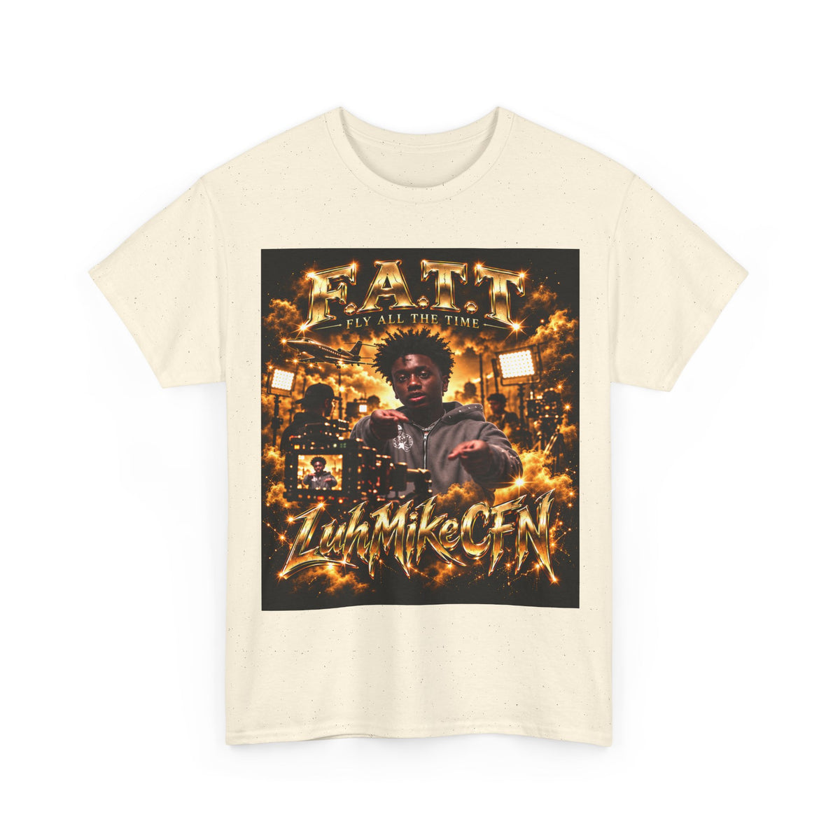 F.A.T.T LuhMikeCFN Graphic Tee — Matching Colors | 15×17 Front + Back