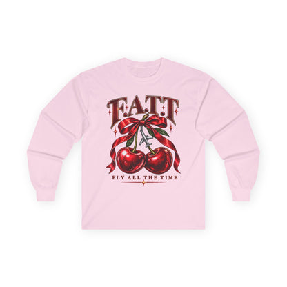 F.A.T.T Women’s Cherry Bow Graphic Long Sleeve
