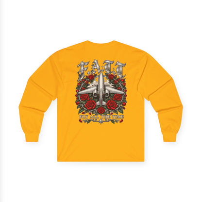 F.A.T.T Red Rose Flight Graphic Long Sleeve