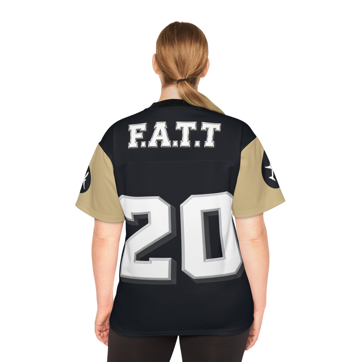 F.A.T.T #20 Football Jersey — New Orleans | Black / Gold
