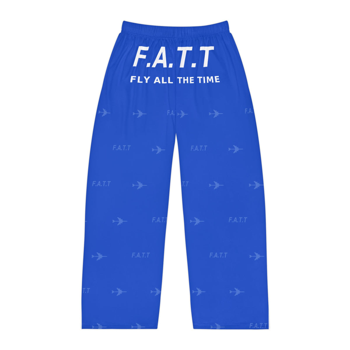 F.A.T.T Men's Flight Lounge Pants — Cobalt / White