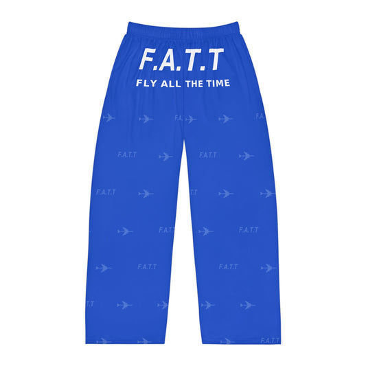 F.A.T.T Men's Flight Lounge Pants — Cobalt / White