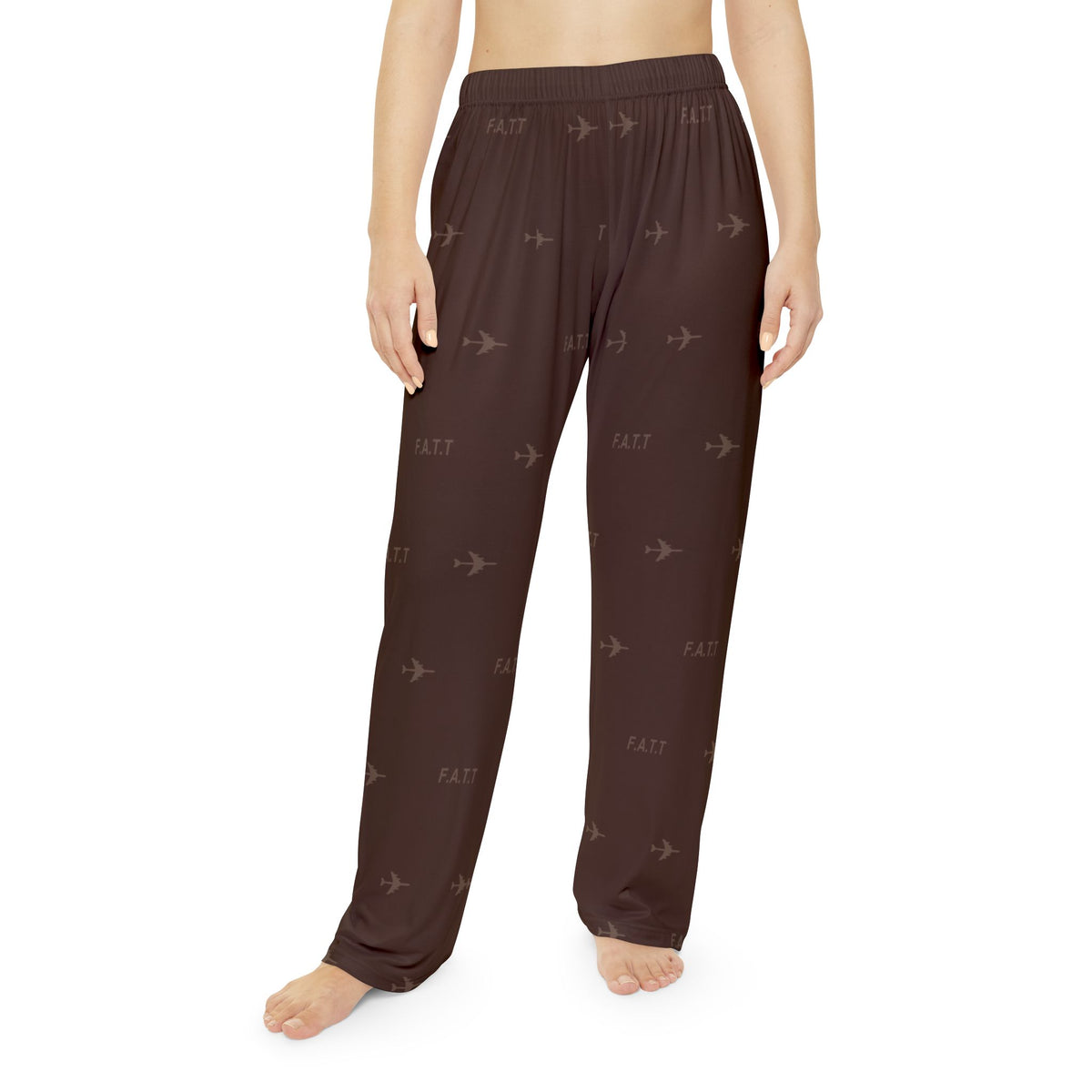 F.A.T.T Women's Flight Lounge Pants — Chocolate / Cream