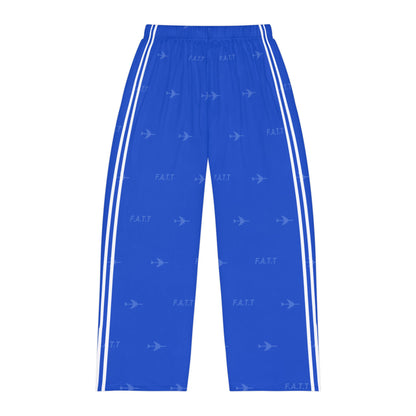F.A.T.T Men's Flight Lounge Pants — Cobalt / White