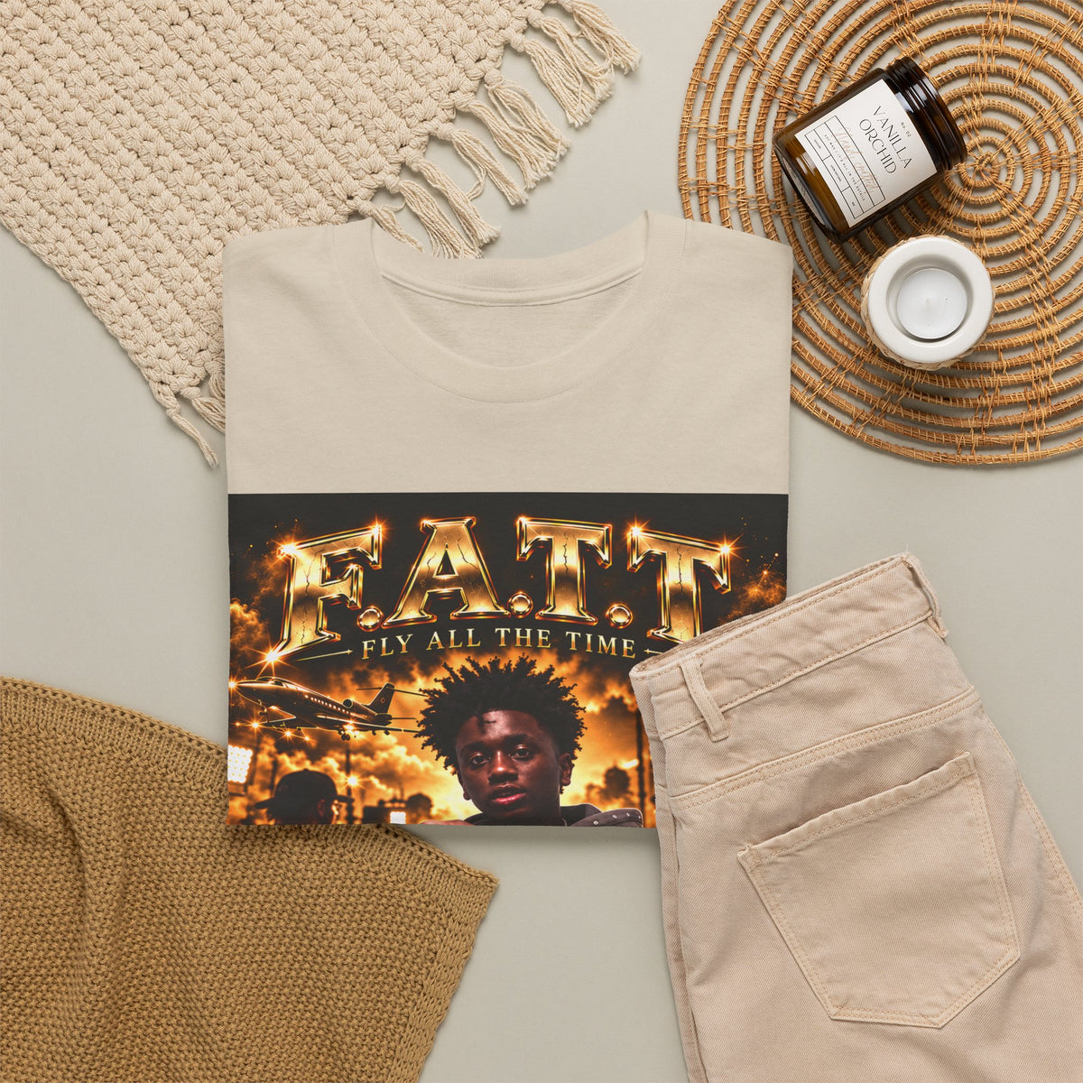 F.A.T.T LuhMikeCFN Graphic Tee — Matching Colors | 15×17 Front + Back