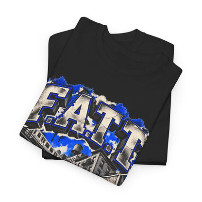 F.A.T.T City Flight Graphic Tee — Royal | Cotton S–5XL