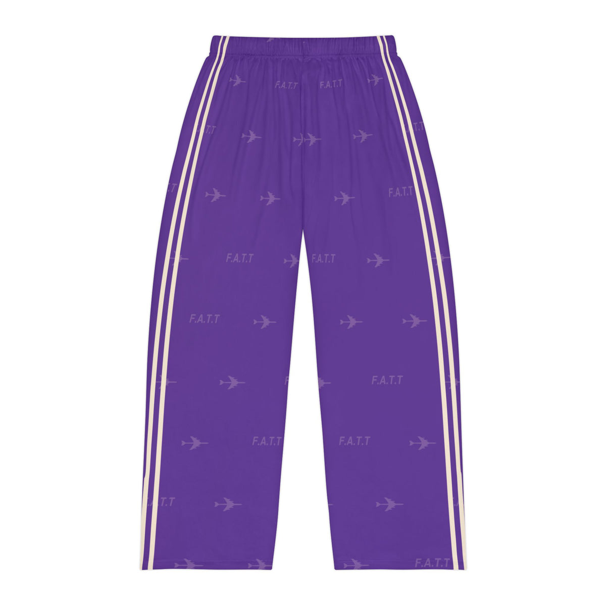 F.A.T.T Men's Flight Lounge Pants — Royal Purple / Cream