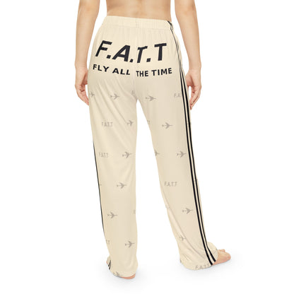 F.A.T.T Women's Flight Lounge Pants — Ivory / Black
