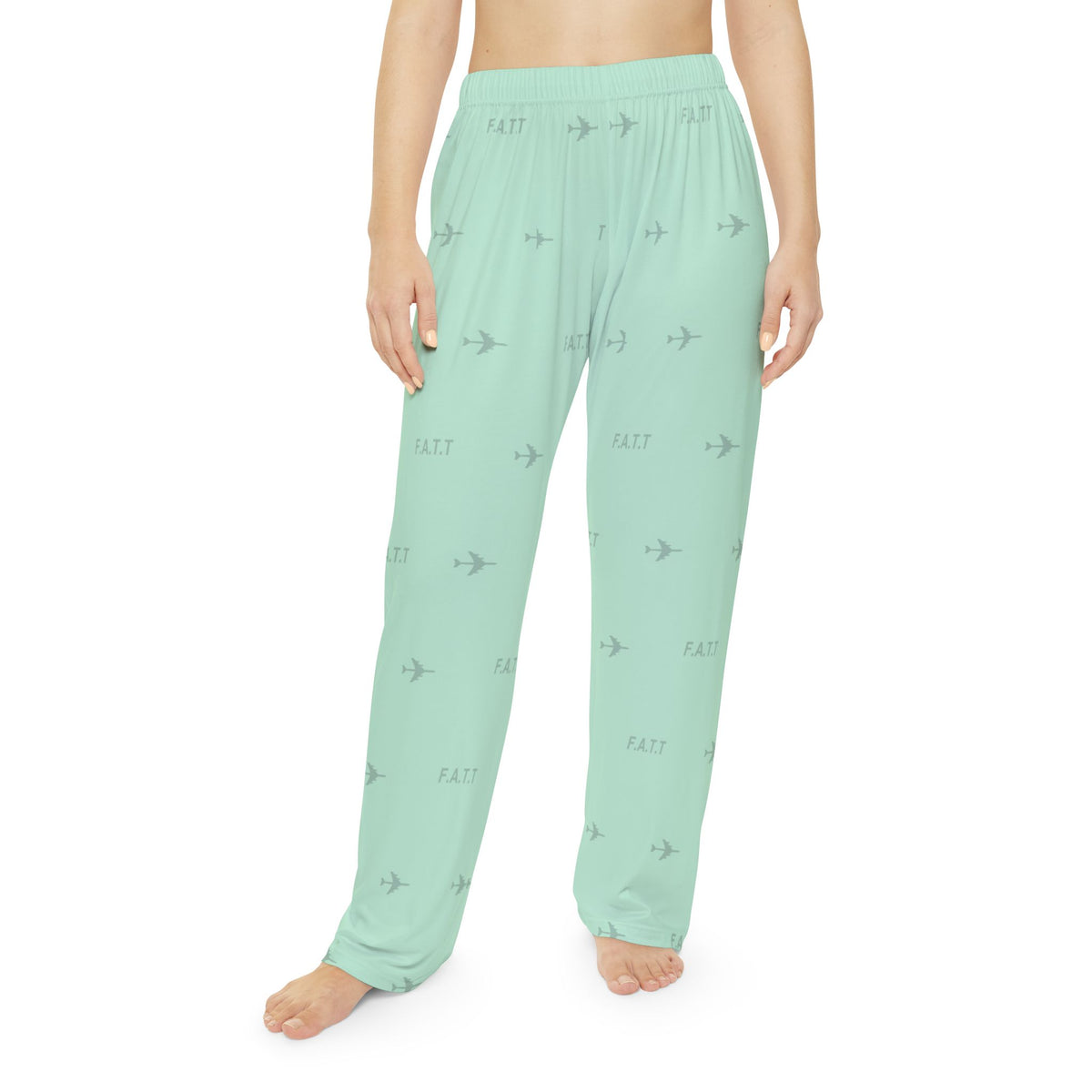 F.A.T.T Women's Flight Lounge Pants — Mint / Charcoal