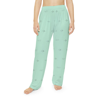 F.A.T.T Women's Flight Lounge Pants — Mint / Charcoal