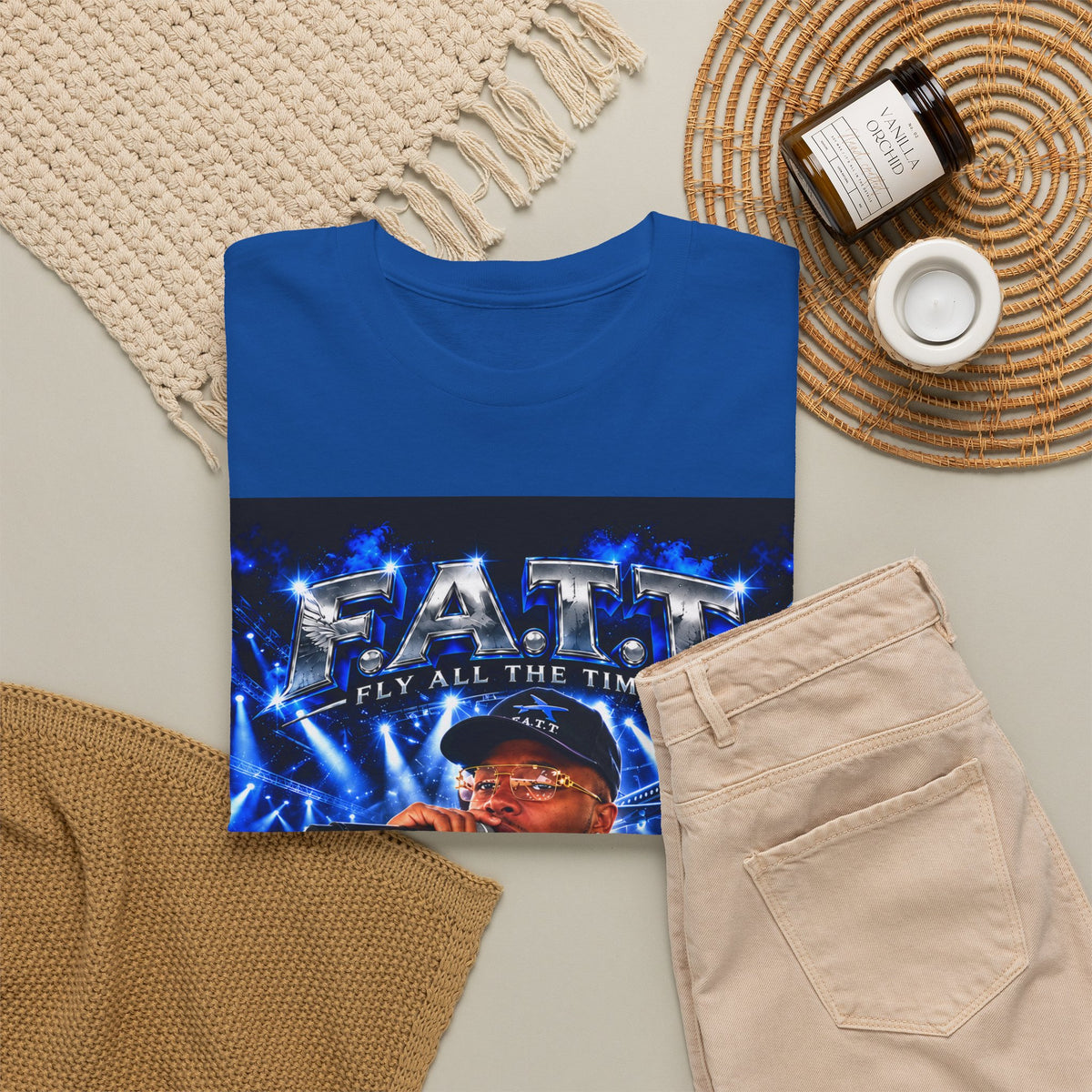 F.A.T.T Ace4K Graphic Tee — Matching Colors | 15×17 Front + Back