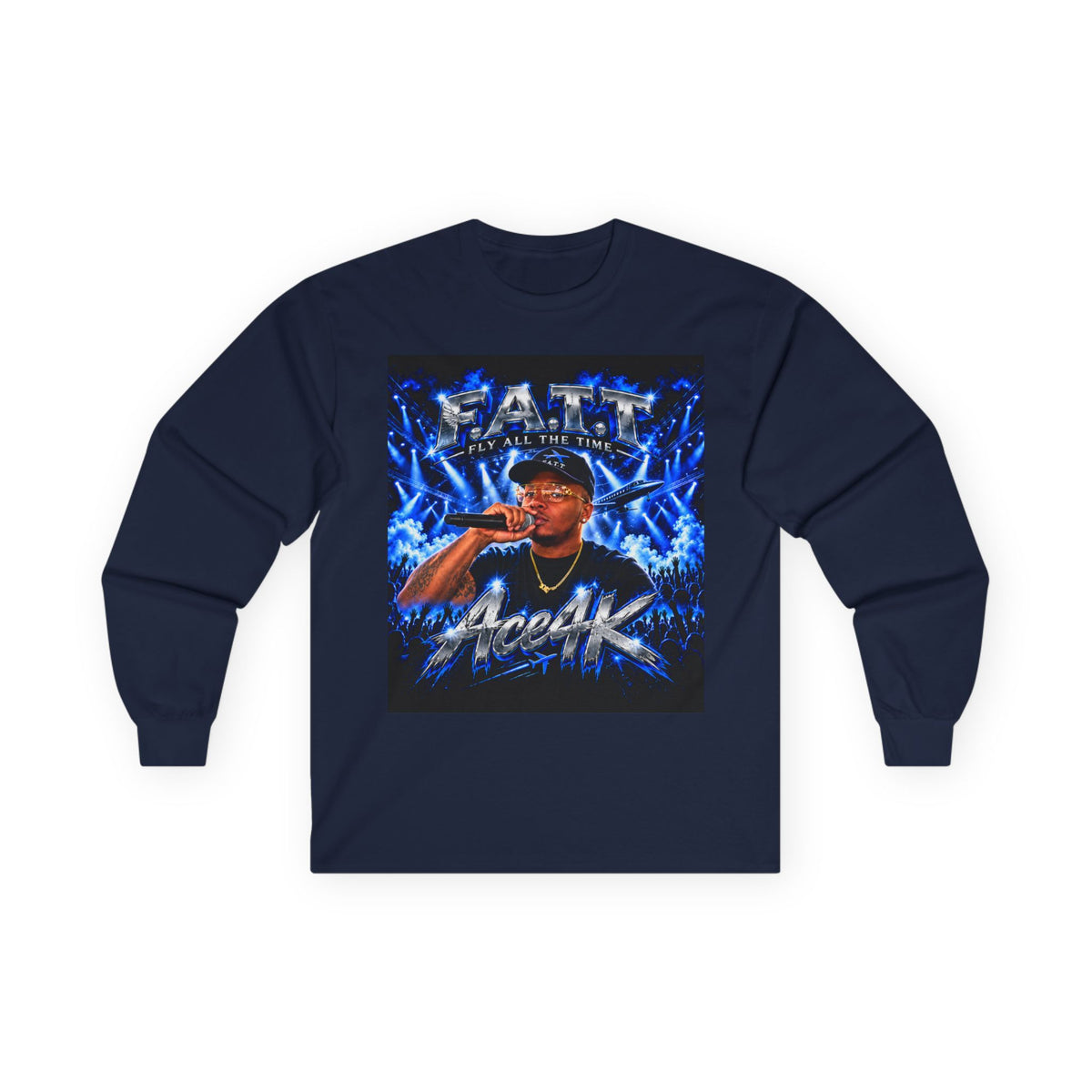F.A.T.T Ace4K Cotton Long Sleeve — Front + Back
