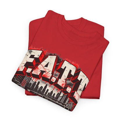 F.A.T.T Turntable Graphic Tee — Bred / Chicago | Cotton S–5XL