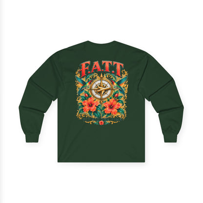 F.A.T.T Women’s Hummingbird & Hibiscus Graphic Long Sleeve