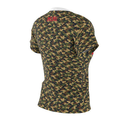 MiMi by FATT Women’s Camo Tee — Camouflage / Red