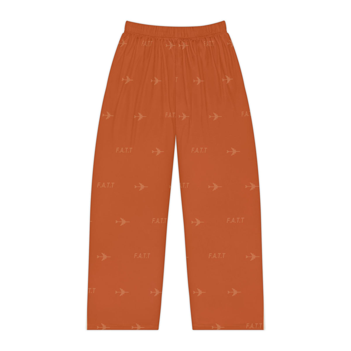 F.A.T.T Women's Flight Lounge Pants — Burnt Orange / Cream
