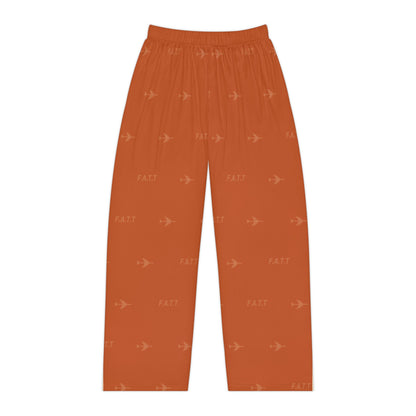 F.A.T.T Women's Flight Lounge Pants — Burnt Orange / Cream