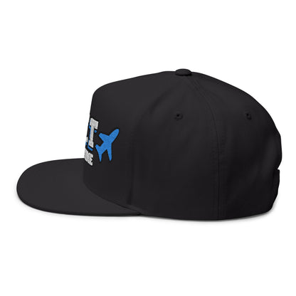 F.A.T.T Rooftop Hoops Matching Snapback — Blue | Cotton