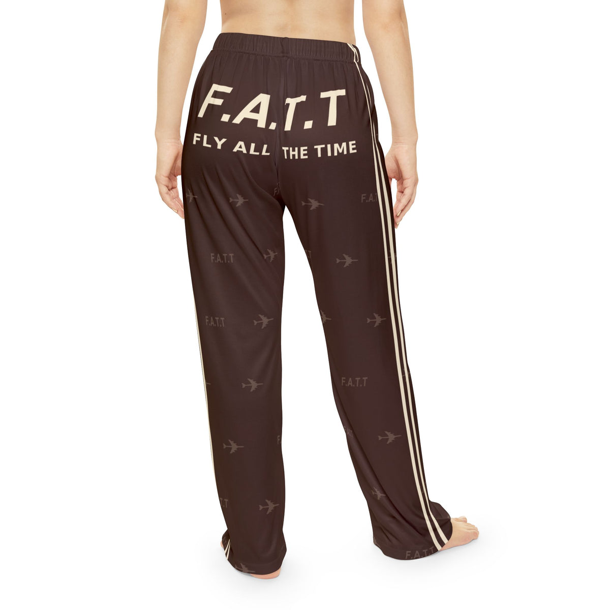 F.A.T.T Women's Flight Lounge Pants — Chocolate / Cream