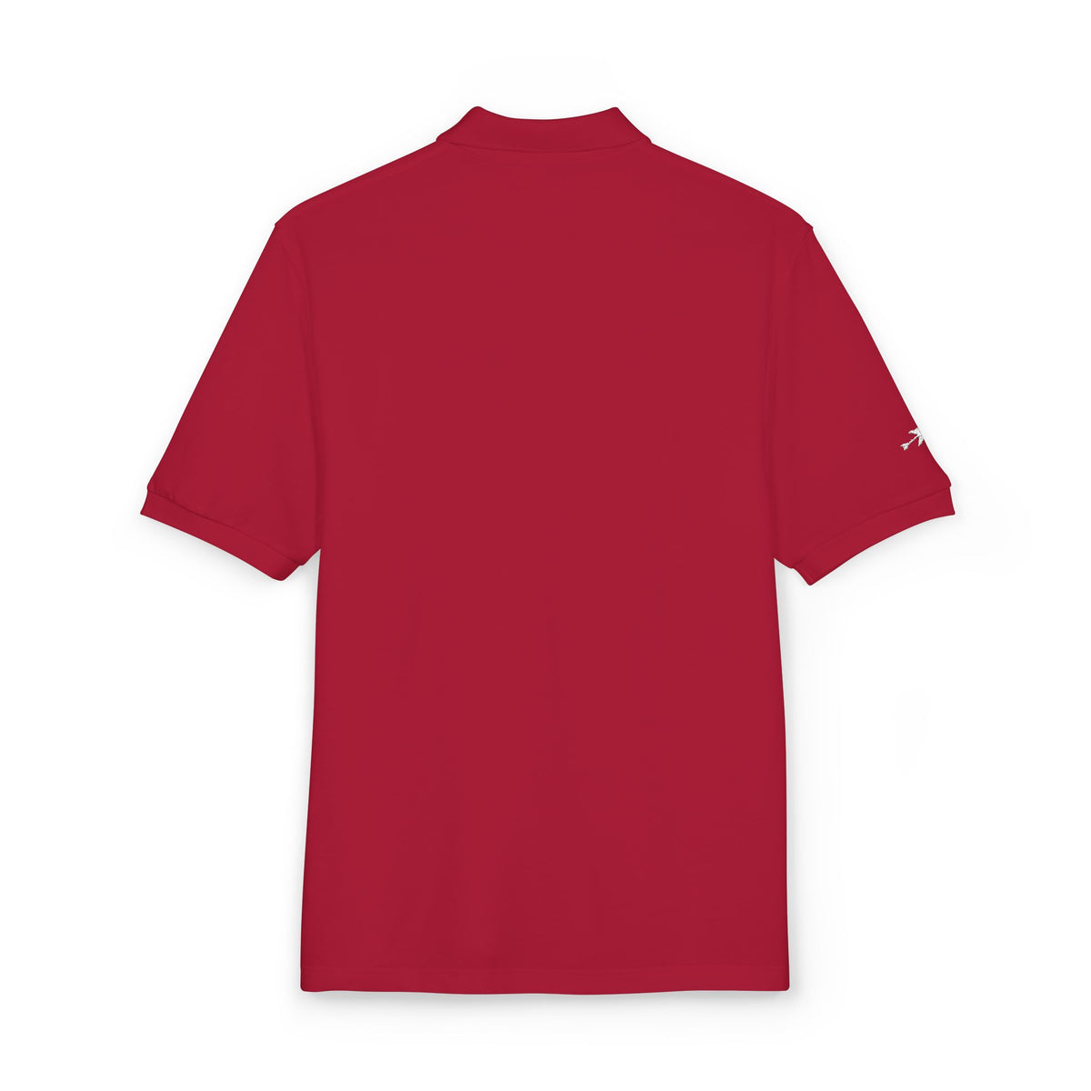 F.A.T.T Signature Embroidered Polo — White Stitch