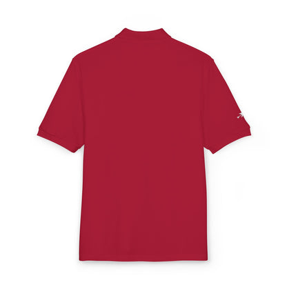 F.A.T.T Signature Embroidered Polo — White Stitch
