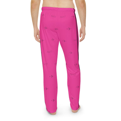F.A.T.T Men's Flight Lounge Pants — Hot Pink / Black