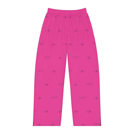 F.A.T.T Women's Flight Lounge Pants — Hot Pink / Black