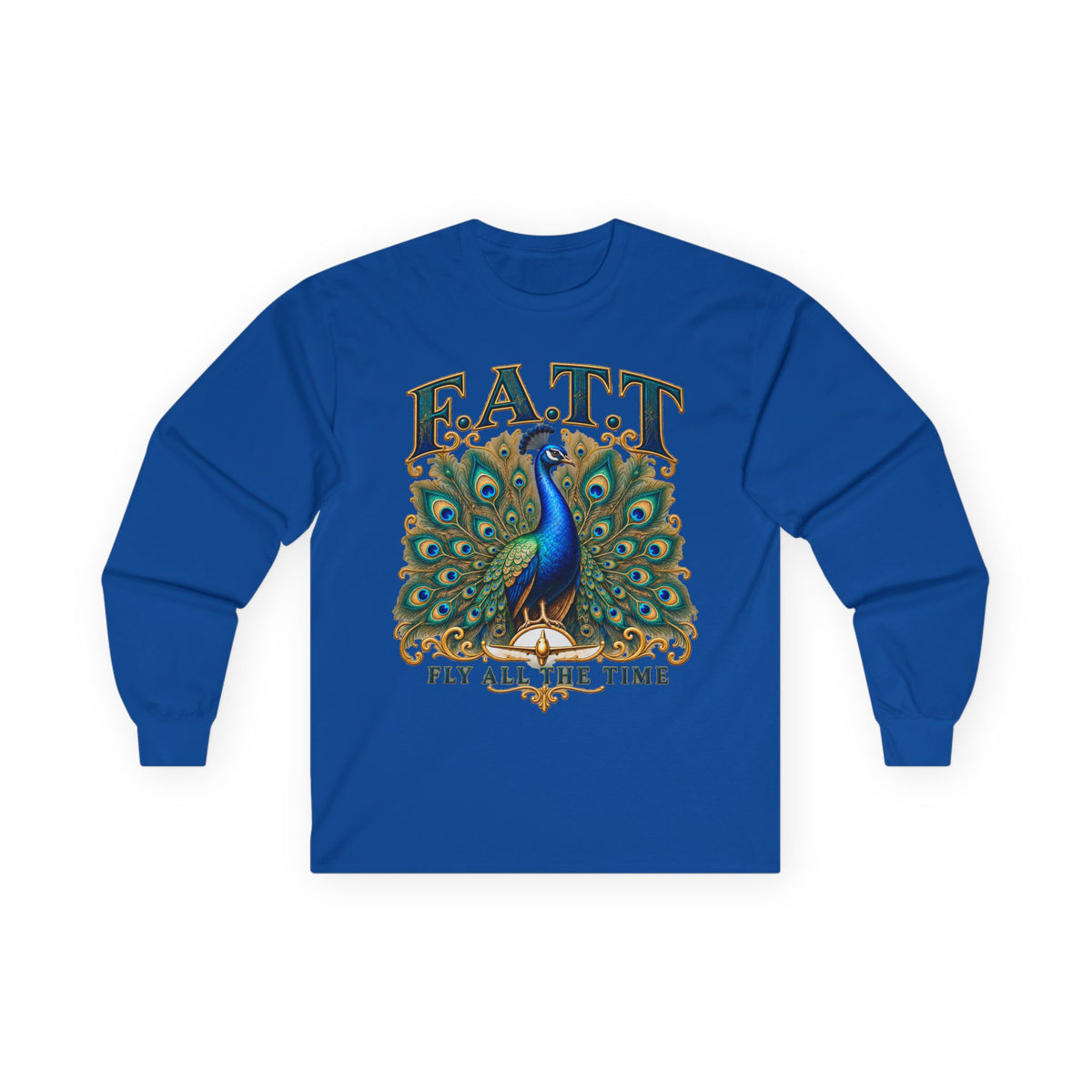 F.A.T.T Women’s Peacock Gold Graphic Long Sleeve