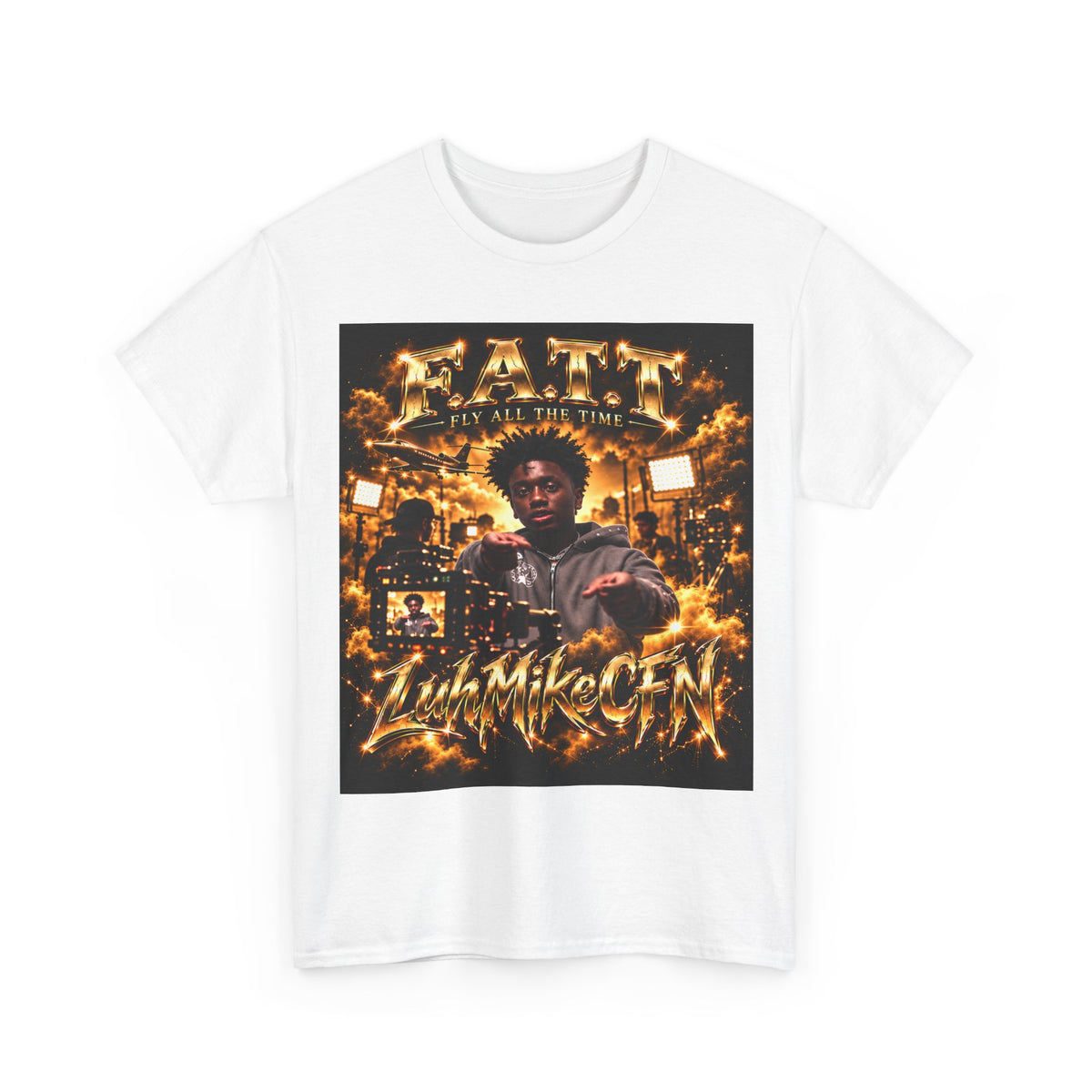 F.A.T.T LuhMikeCFN Graphic Tee — Matching Colors | 15×17 Front + Back