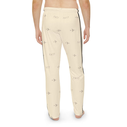 F.A.T.T Men's Flight Lounge Pants — Ivory / Black