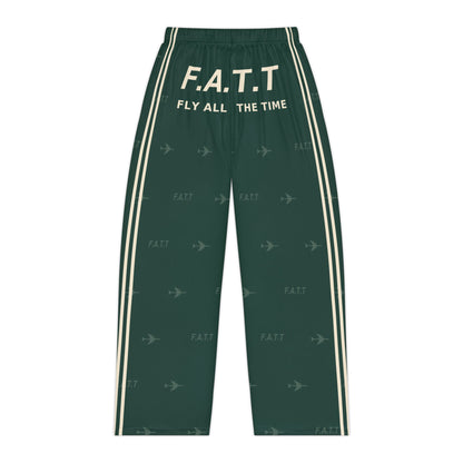 F.A.T.T Women's Flight Lounge Pants — Forest Green / Cream