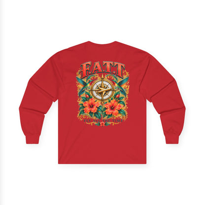 F.A.T.T Women’s Hummingbird & Hibiscus Graphic Long Sleeve