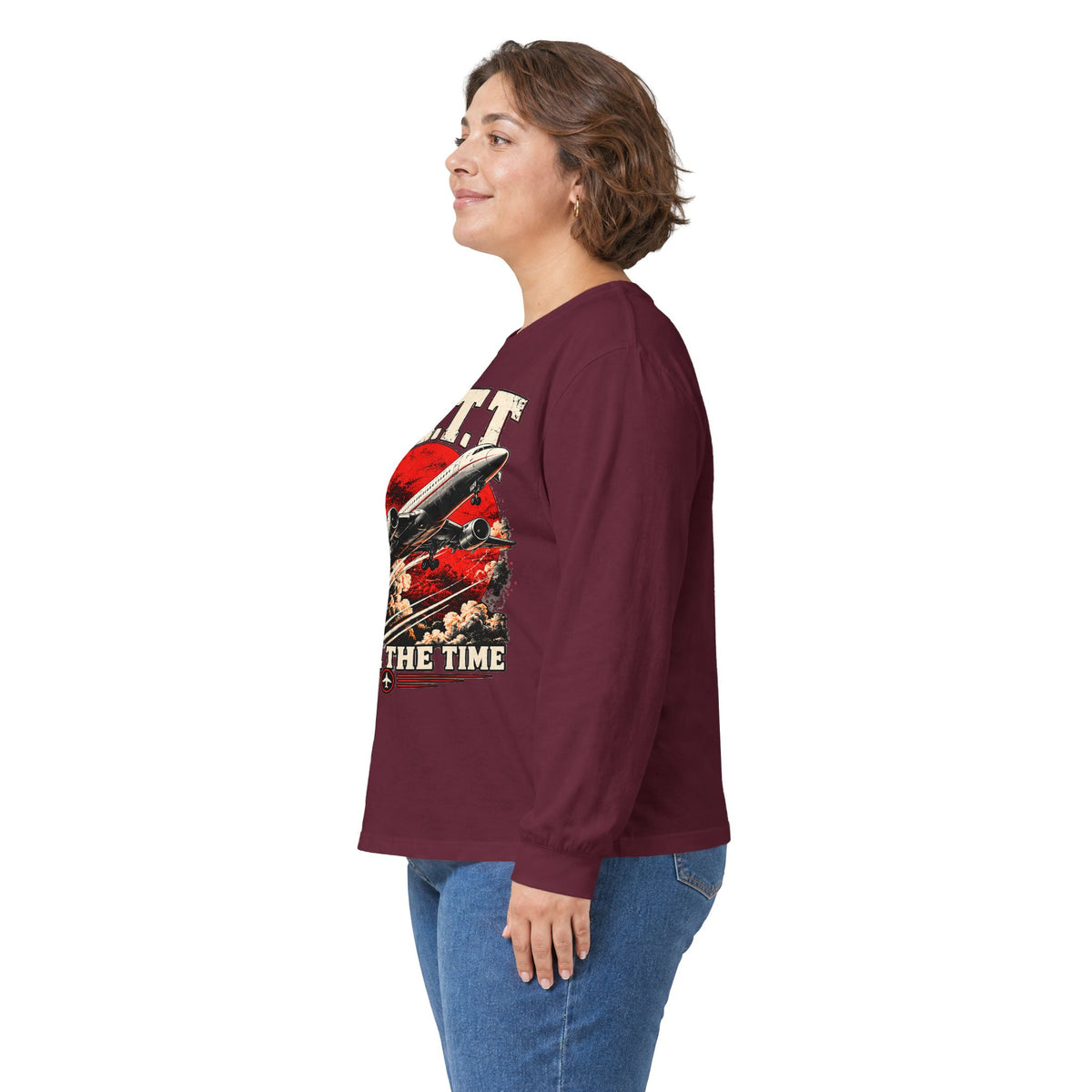 F.A.T.T Vintage Flight Graphic Long Sleeve