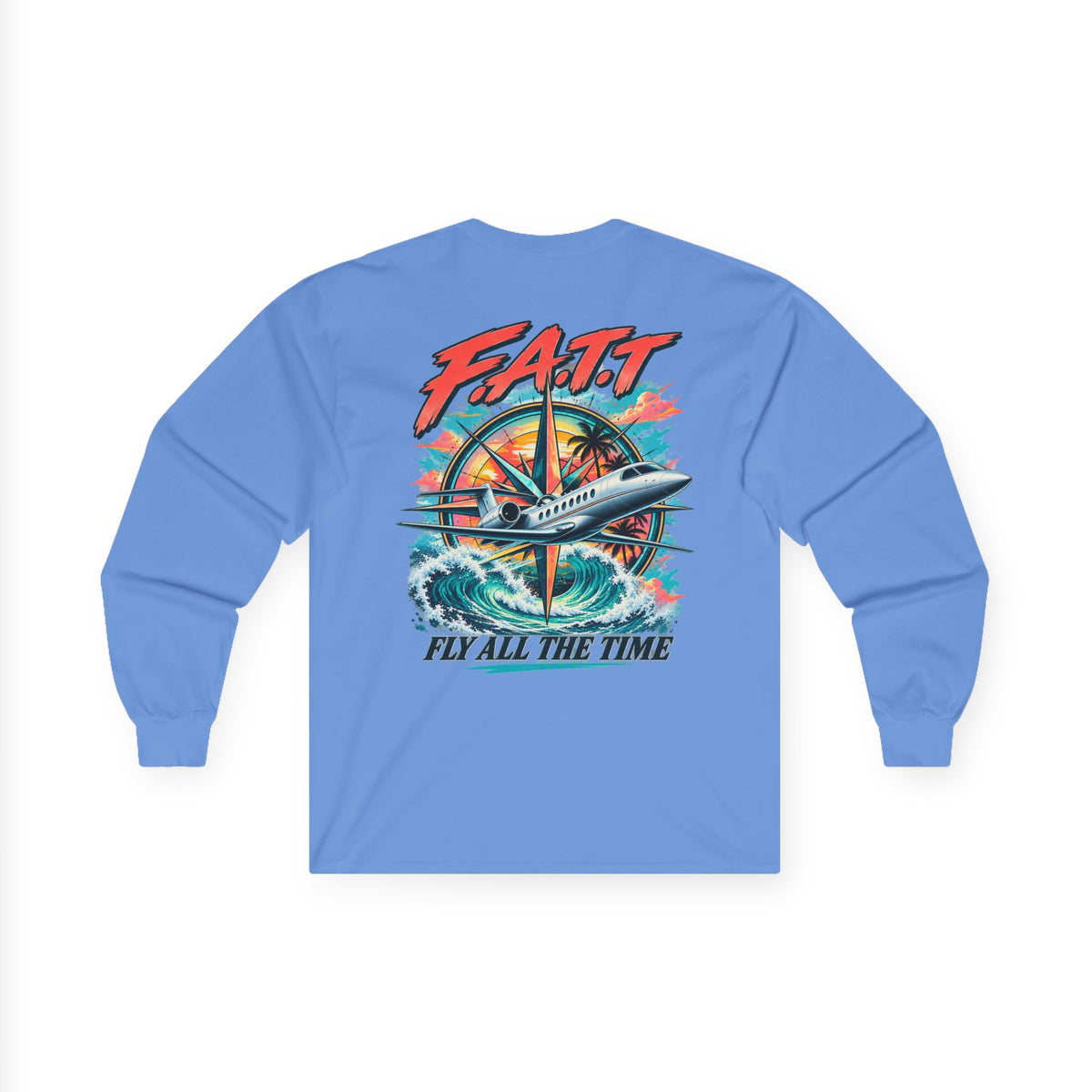 F.A.T.T Tropical Coastal Flight Graphic Long Sleeve
