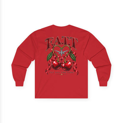 F.A.T.T Women’s Cherry Bow Graphic Long Sleeve