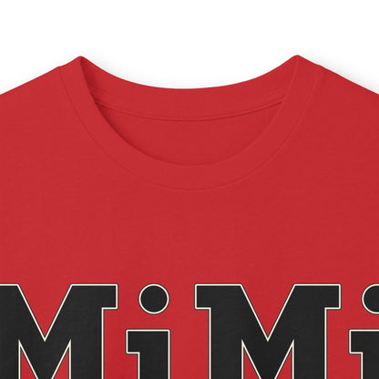 MiMi by FATT Long-Sleeve Cotton T-Shirt — Red & Black