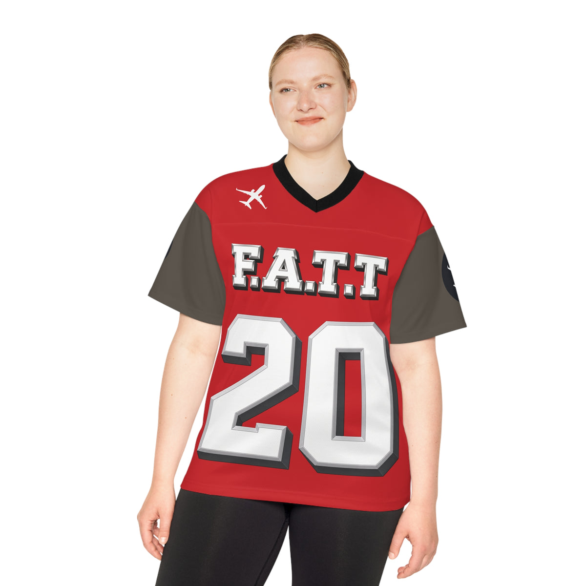 F.A.T.T #20 Football Jersey — Tampa Bay | Red / Pewter