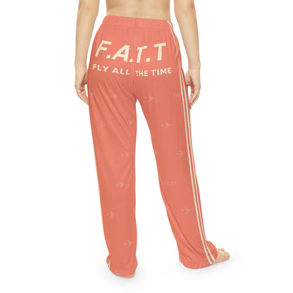 F.A.T.T Women's Flight Lounge Pants — Coral / Cream