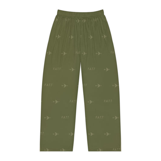 F.A.T.T Women's Flight Lounge Pants — Olive / Cream