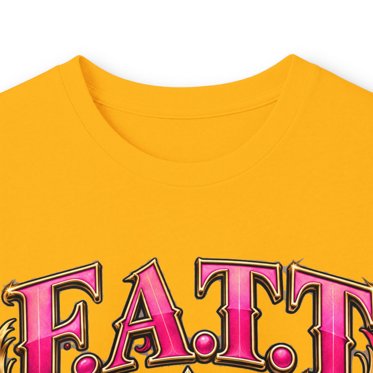 F.A.T.T Women’s Pink & Gold Crown Graphic Long Sleeve