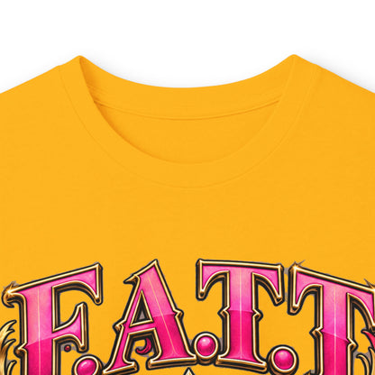 F.A.T.T Women’s Pink & Gold Crown Graphic Long Sleeve