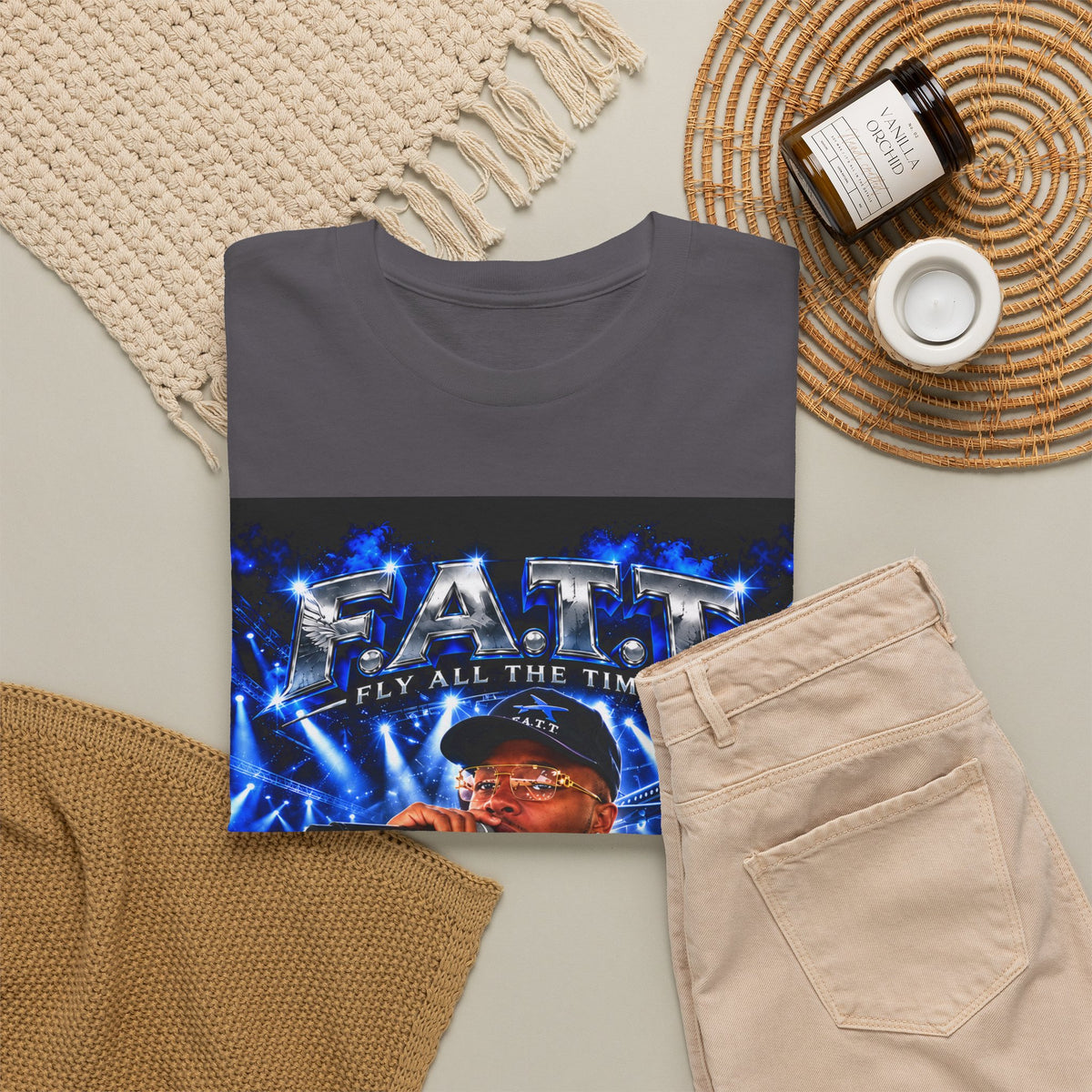 F.A.T.T Ace4K Graphic Tee — Matching Colors | 15×17 Front + Back