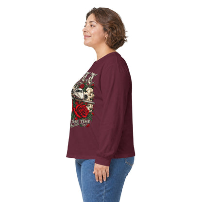 F.A.T.T Red Rose Flight Graphic Long Sleeve