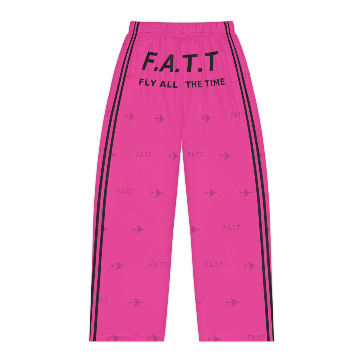 F.A.T.T Women's Flight Lounge Pants — Hot Pink / Black