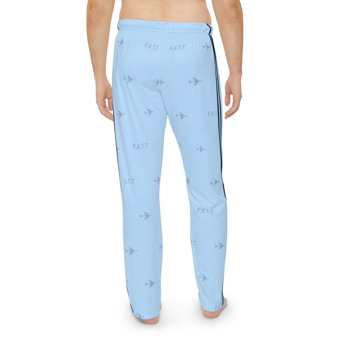 F.A.T.T Men's Flight Lounge Pants — Sky Blue / Navy