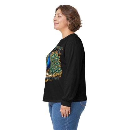 F.A.T.T Women’s Peacock Gold Graphic Long Sleeve