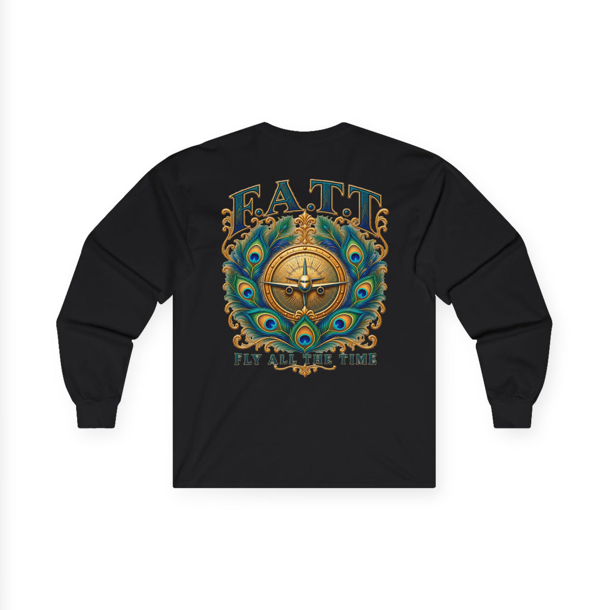 F.A.T.T Women’s Peacock Gold Graphic Long Sleeve