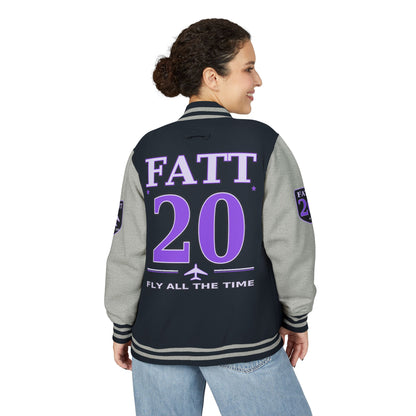 F.A.T.T Purple Space Flight #20 Varsity Jacket