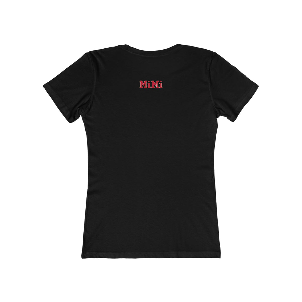 MiMi by FATT Women’s Cotton T-Shirt — Red & Black